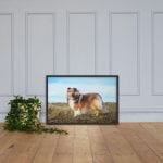In the Dunes Framed Print