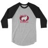 I Love Shelties Logo 3/4 Sleeve Raglan Shirt - Image 7