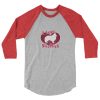 I Love Shelties Logo 3/4 Sleeve Raglan Shirt - Image 8