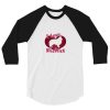 I Love Shelties Logo 3/4 Sleeve Raglan Shirt