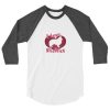I Love Shelties Logo 3/4 Sleeve Raglan Shirt - Image 13