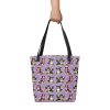 Halloween Sheltie Pattern Purple Tote Bag - Image 4